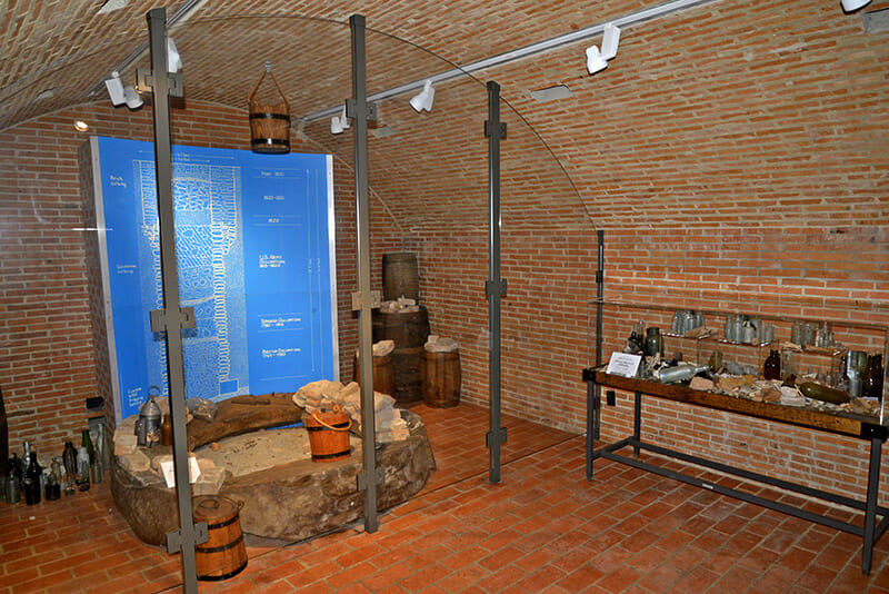 Historic well structure at an Alabama historic site