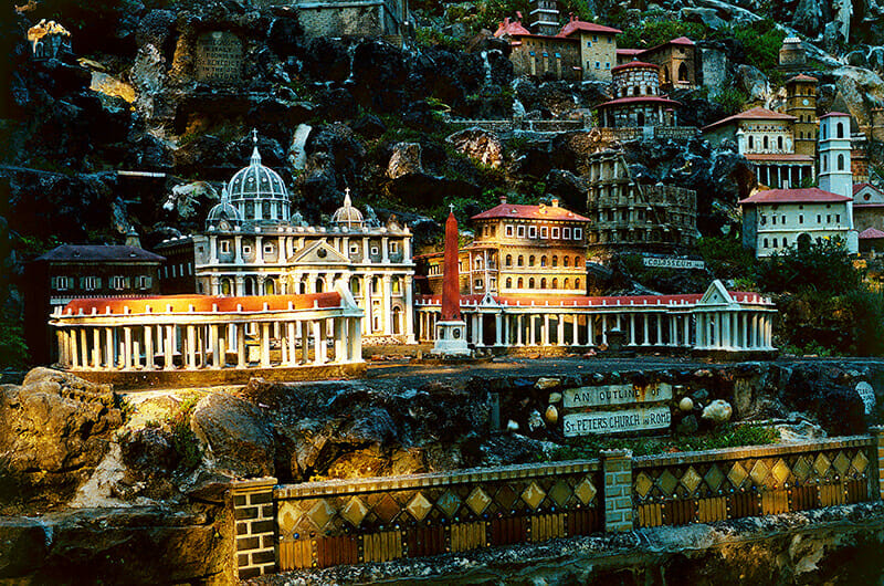 St. Peter's Basilica diorama at the Ave Maria Grotto