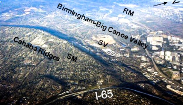 Birmingham-Big Canoe Valley/Cahaba Ridges Boundary