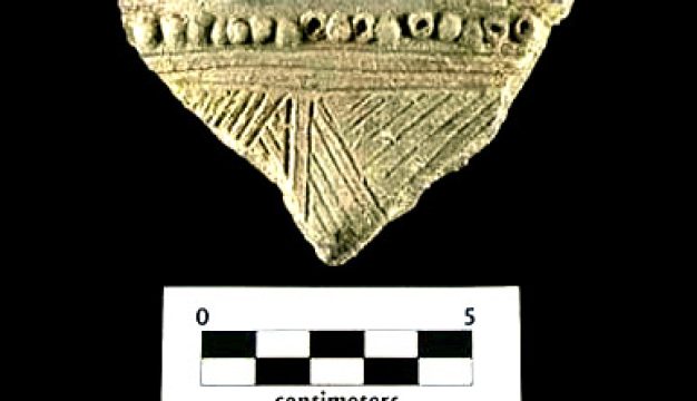 Early Woodland Period Incised Sherd