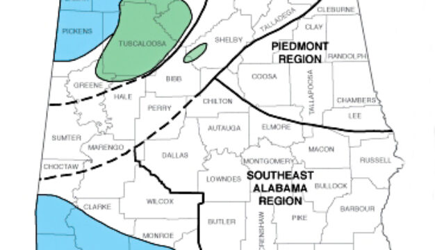 Alabama Oil and Gas Regions