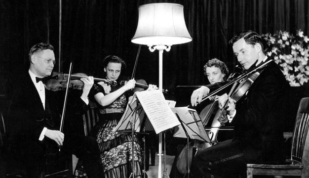 Ottokar Cadek with the Cadek Quartet in 1950