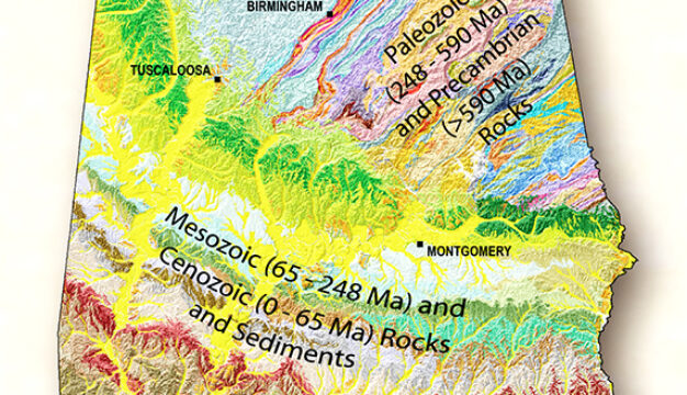 Geologic Map of Alabama