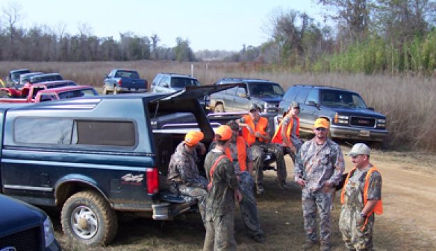 Hunters at Upper Delta Wildlife Management Area