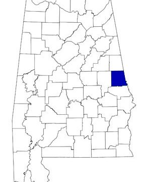 Chambers County Map