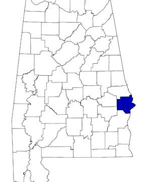 Russell County Map