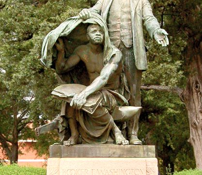Lifting the Veil of Ignorance Statue in Tuskegee