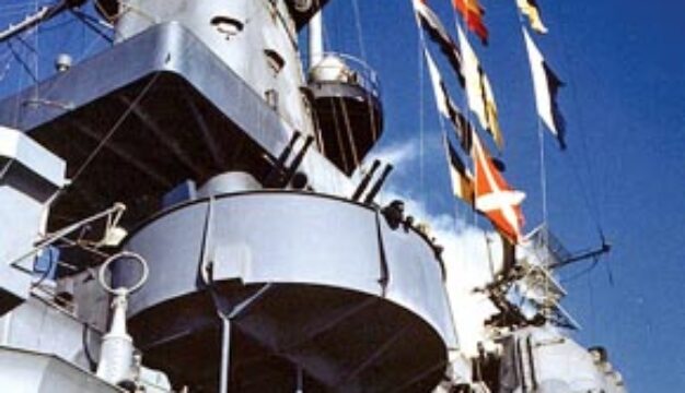 USS Alabama Signal Flags
