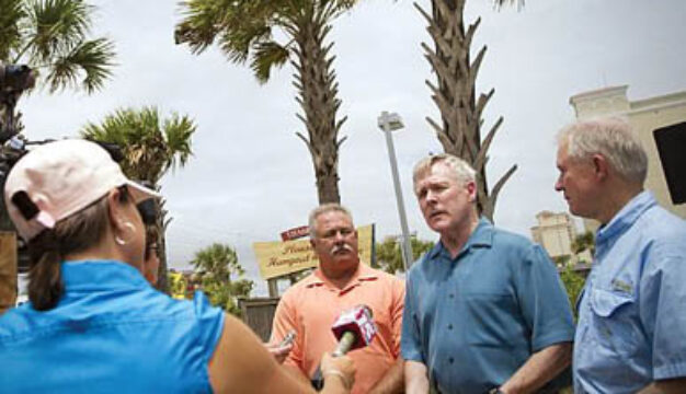 Leaders Touring the Gulf during the BP Oil Spill