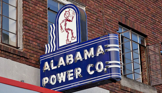 Alabama Power Company Sign in Attalla