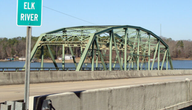 Bridge Over Elk River in Rogersville
