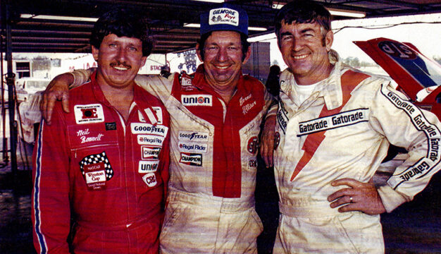 Neil Bonnett with Bobby and Donnie Allison
