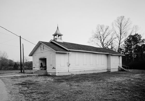 Historic church in a mining company town near Bessemer, Alabama