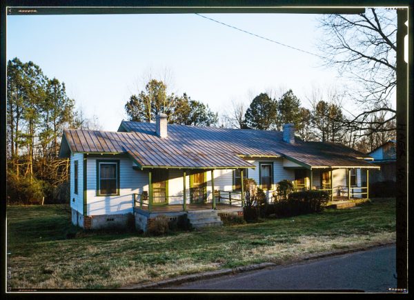 Historic company housing for mining workers in Alabama