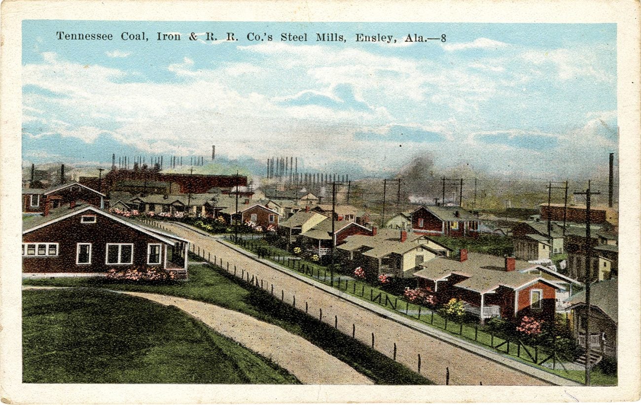 Tennessee Coal and Iron mining company town in Ensley, Alabama