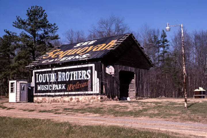 Louvin Brothers Music Park in Henagar, Alabama, honoring the gospel duo