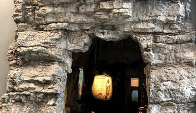 Dust Cave Exhibit Entrance