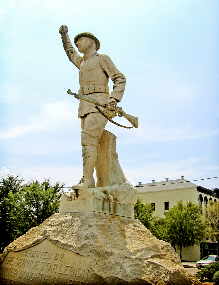 World War I monument in Eufaula, Alabama
