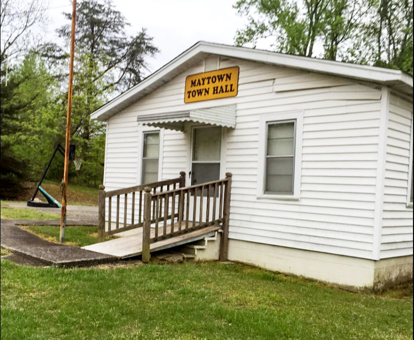 Maytown Town Hall building in Alabama