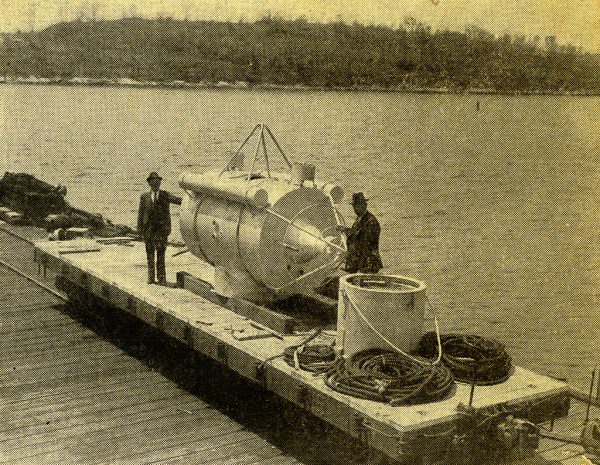 James Justus and Diving Bell