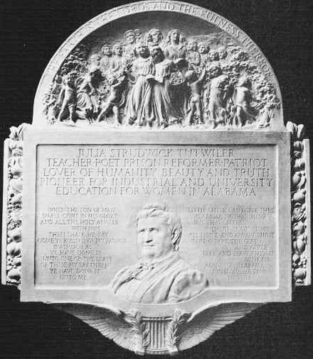 Bas Relief of Julia Tutwiler