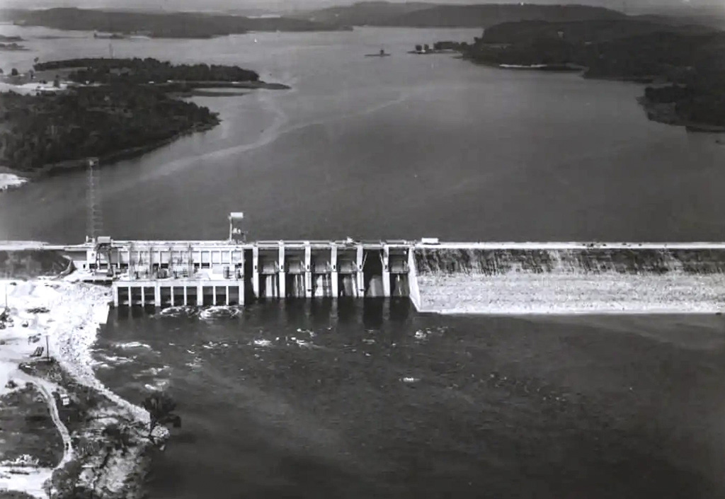 Logan Martin Dam on the Coosa River, Alabama Power facility