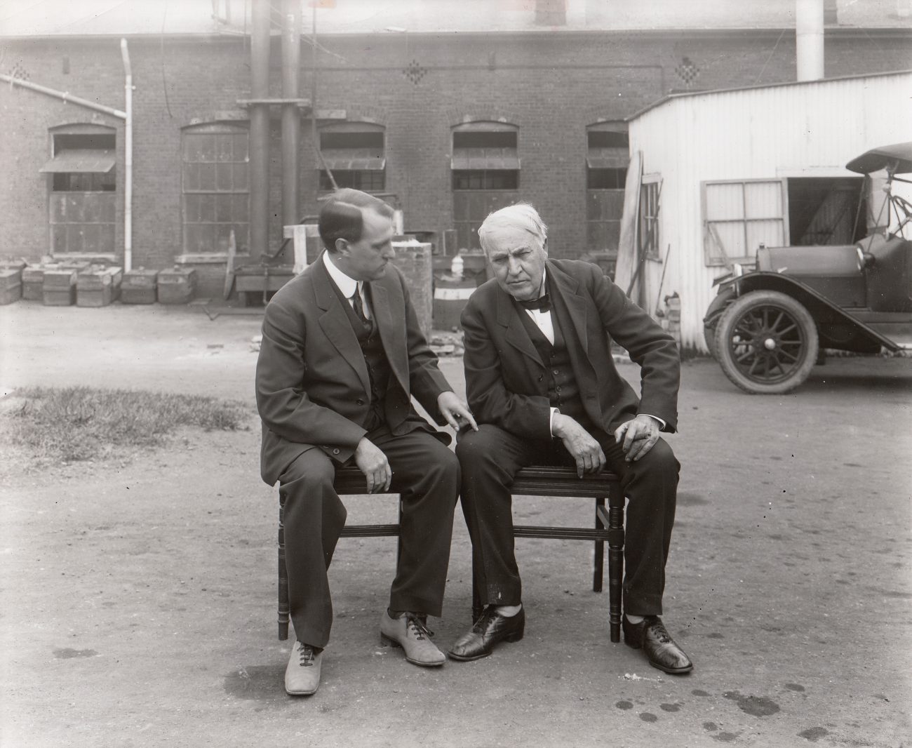 Miller Reese Hutchison and Thomas Edison