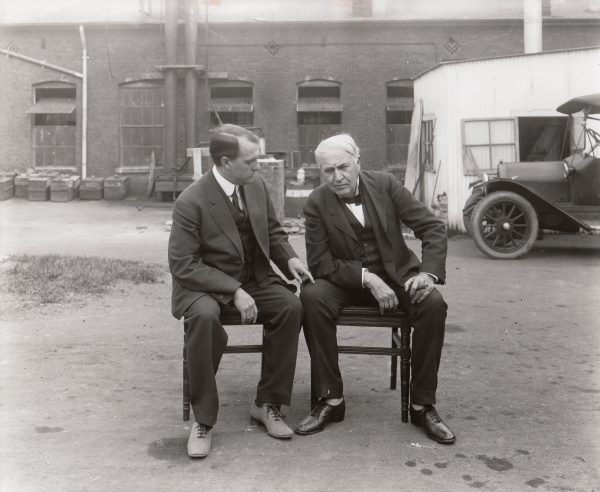 Miller Reese Hutchison and Thomas Edison